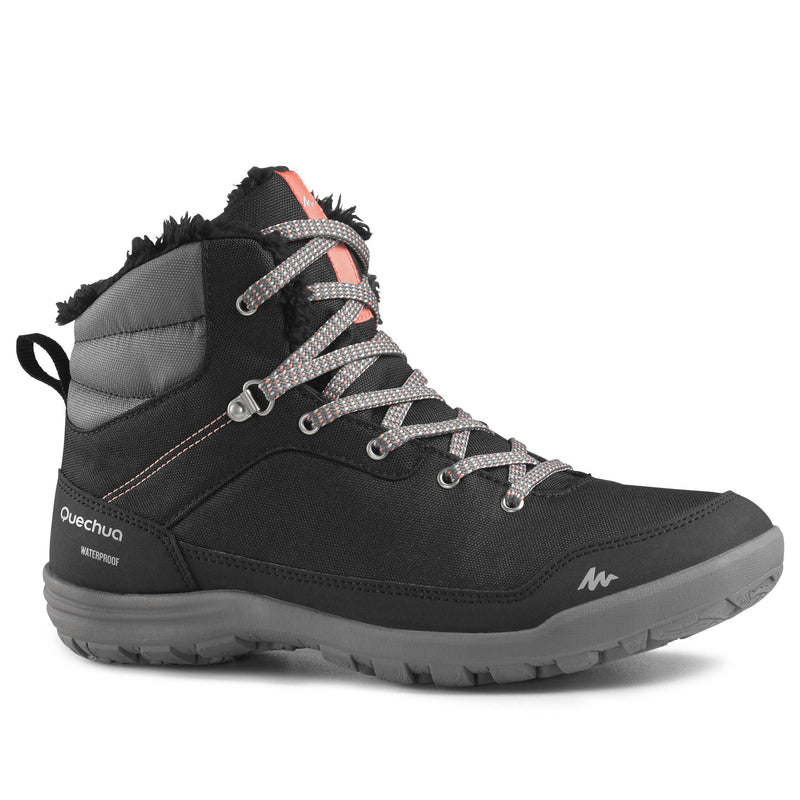 Bottes de randonnée imperméables et chaudes SH100 MID Femme – Quechua